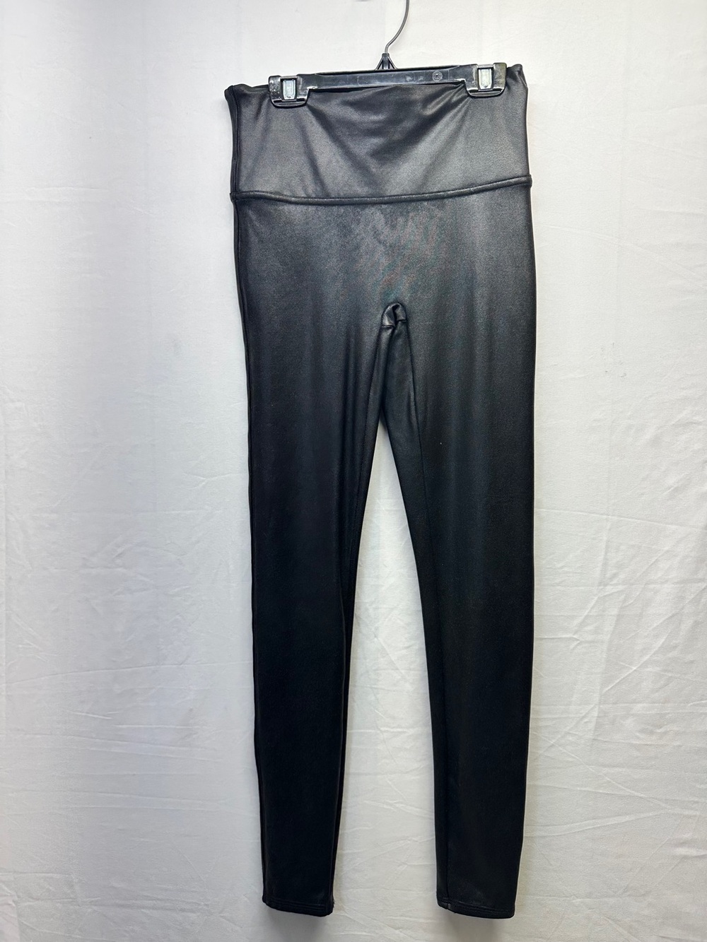 Spanx High-Waist Black Faux Leather Leggings